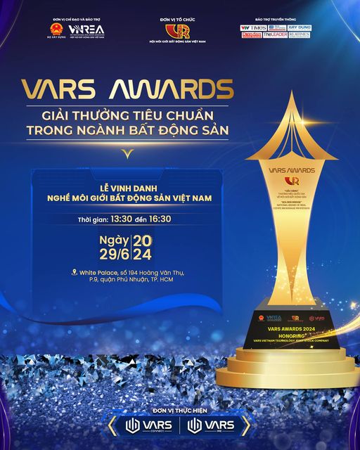 Chương trình vinh danh nghề môi giới bất động sản Việt Nam 2024 - VARS AWARDS 2024 