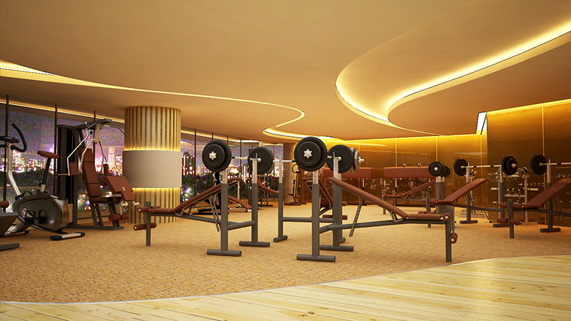 Phòng Gym hiện đại 