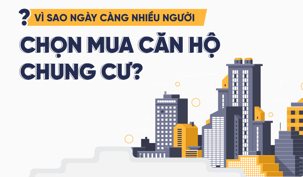 [Infographic] Vì sao ngày càng nhiều người chọn mua căn hộ chung cư?