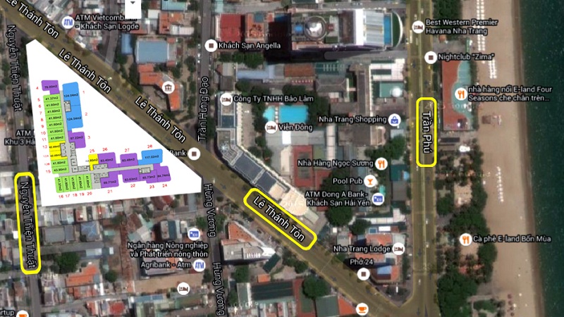 Vị trí dự án vinpearl empire condotel