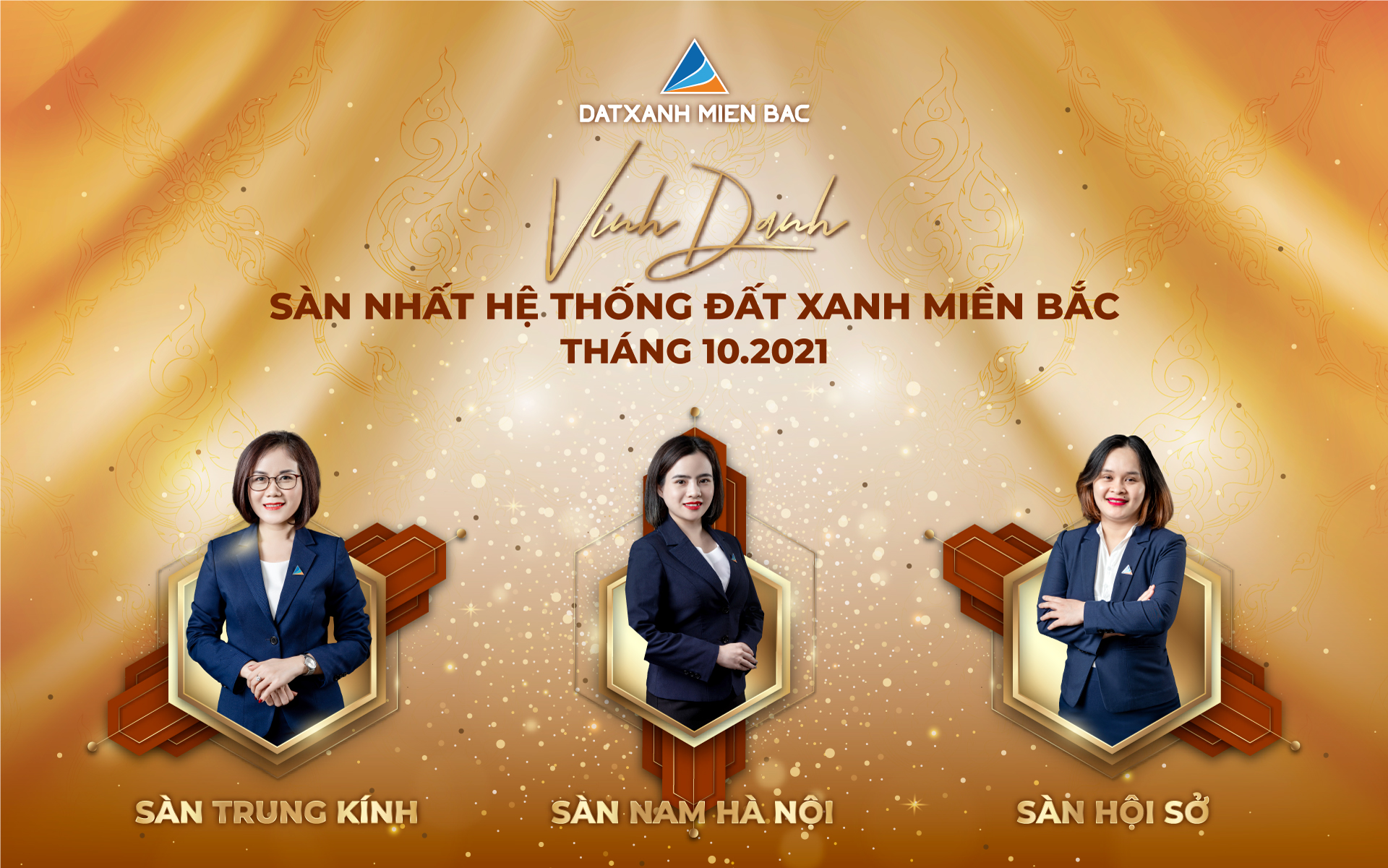 Vinh danh sàn, đội nhóm bứt phá doanh số tháng 10 - Đất Xanh Miền Bắc