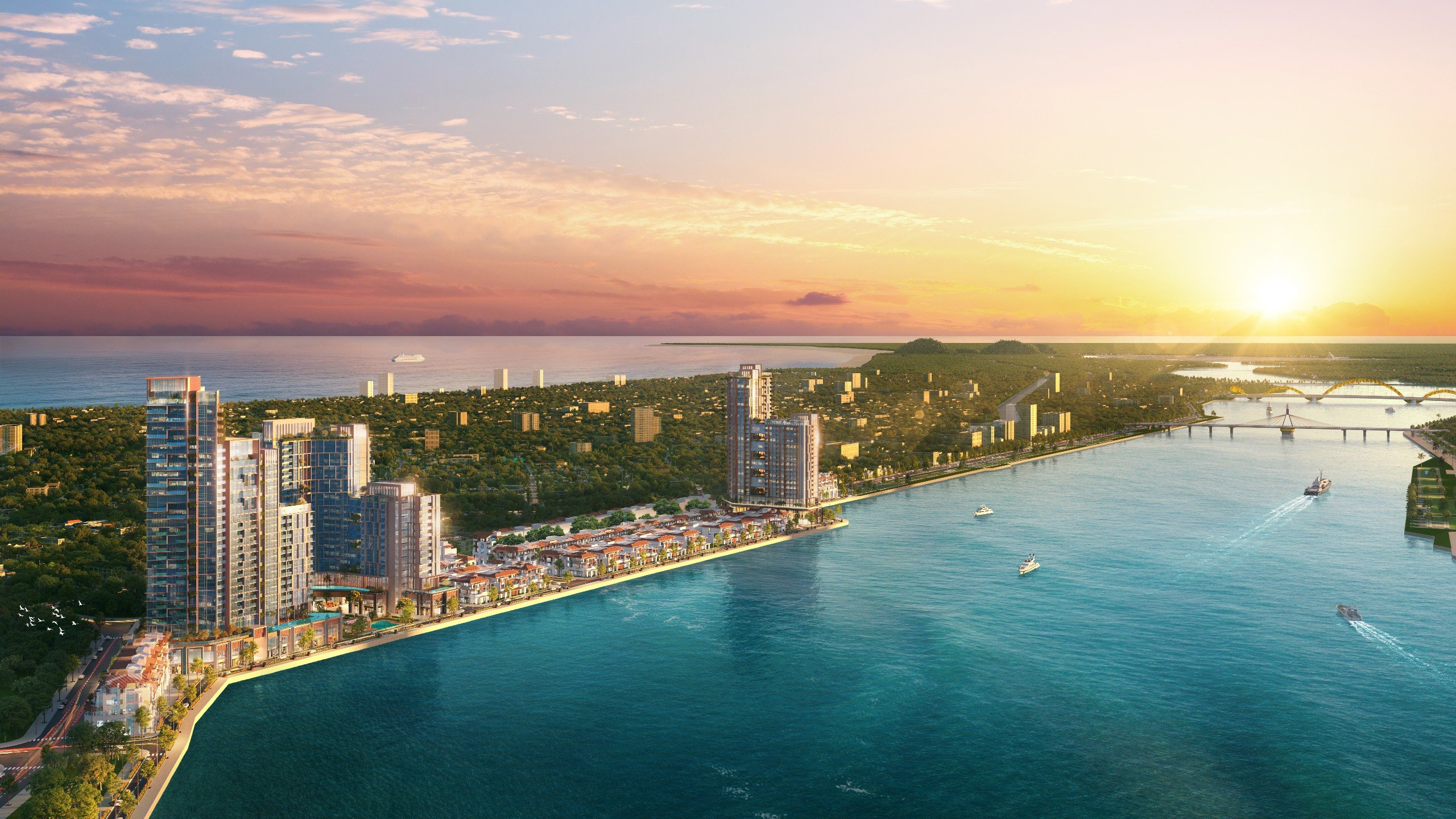 Đất Xanh Miền Bắc tiếp tục mở rộng thị phần phân phối tại Đà Nẵng với dự án Sun Symphony Residence