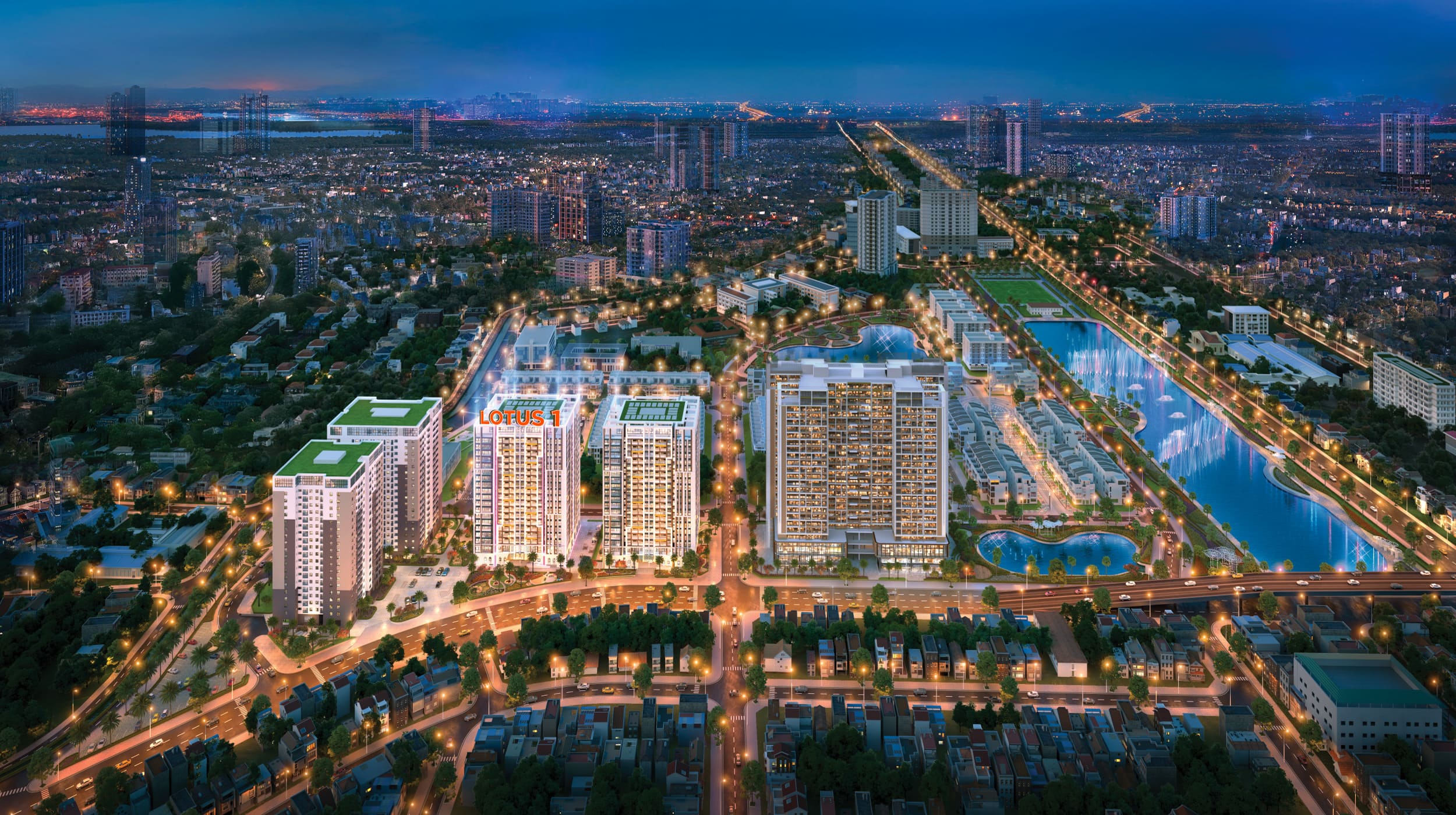 Tòa căn hộ Lotus 1 nằm trong tổ hợp Lotus Star (Nguồn ảnh: TTB Group) Tọa lạc tại ngay mặt tiền đường Trần Quang Khải, trung tâm hành chính mới tỉnh Bắc Ninh, tòa căn hộ cao cấp Lotus 1 hứa hẹn mang tới giải pháp kịp thời cho bài toán lớn này nhờ sở hữu hàng loạt điểm nhấn nổi trội về vị trí, tiện ích đầy đủ nhưng mức giá “mềm” nhất thị trường cùng tiềm năng gia tăng giá trị bền vững. Đây là khu vực phát triển bậc nhất trung tâm tỉnh, được quy hoạch đồng bộ về hạ tầng giao thông và tiện ích đô thị. Từ dự án, cư dân tương lai dễ dàng kết nối tới các công trình trọng điểm như bệnh viện, bến xe, quảng trường, khu thể thao, cũng như nhanh chóng di chuyển ra cao tốc Hà Nội – Bắc Giang.