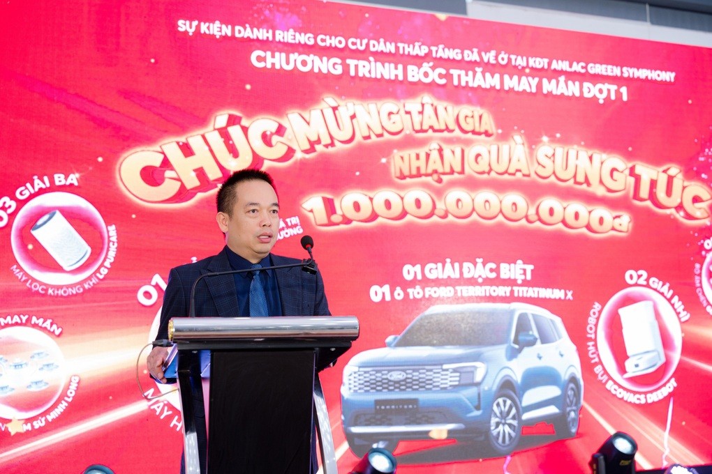 Ông Từ Bách Chiến - Tổng giám đốc tập đoàn An Lạc phát biểu tại sự kiện (Ảnh: CĐT).