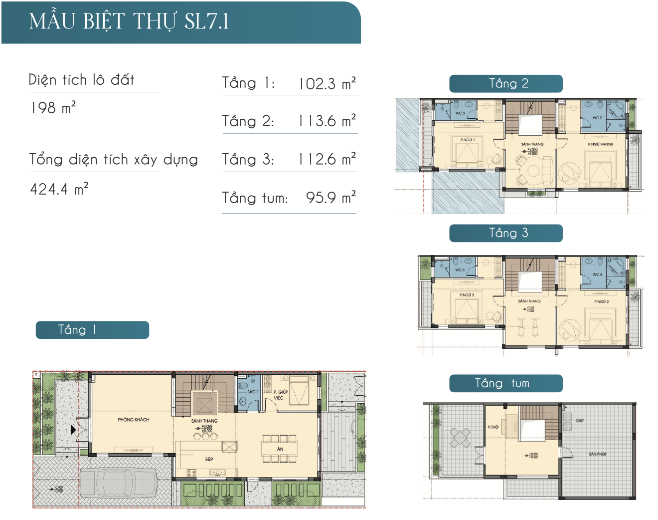 Biệt thự An Quý Villa - KĐT mới Dương Nội