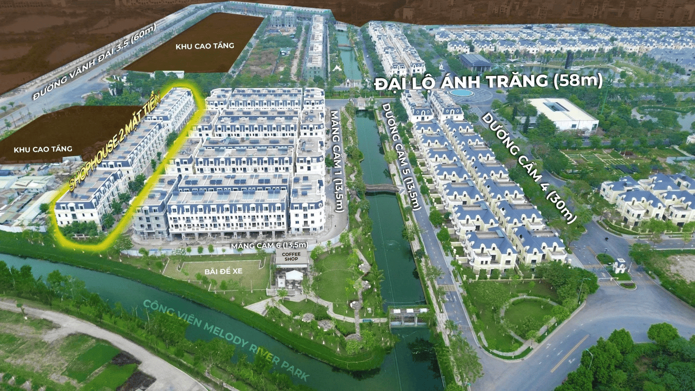 Ra mắt giỏ hàng shophouse 2 mặt tiền, Anlac Green symphony thu hút nhà đầu tư