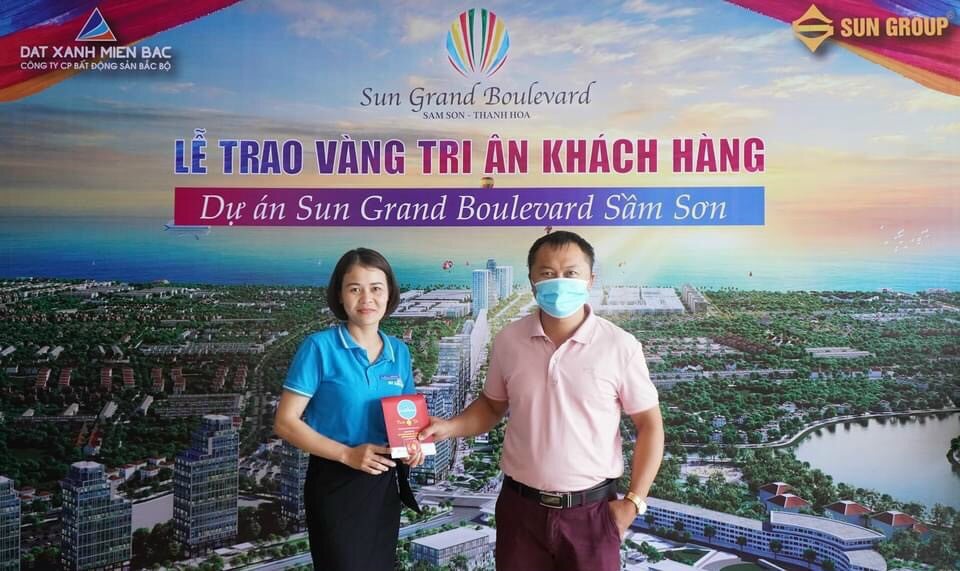 Đất Xanh Miền Bắc tri ân khách hàng mua dự án Sun Grand Boulevard Thanh Hóa