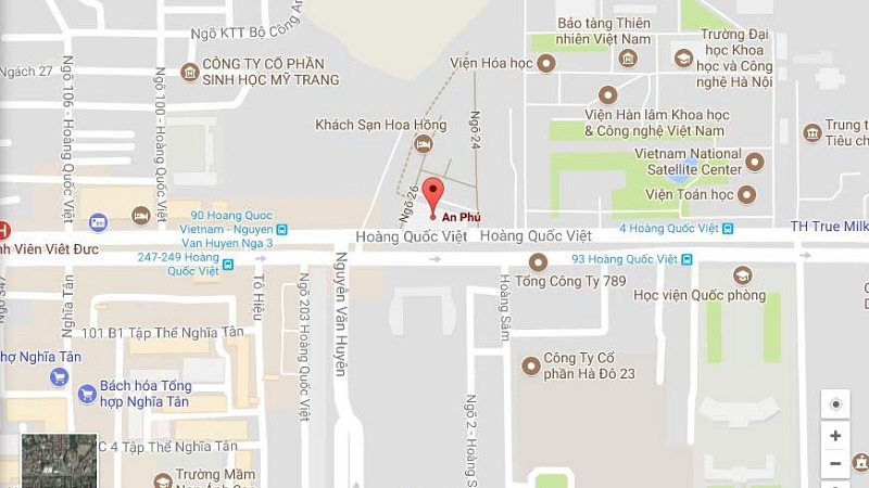 Cho thuê văn phòng tòa nhà An Phú