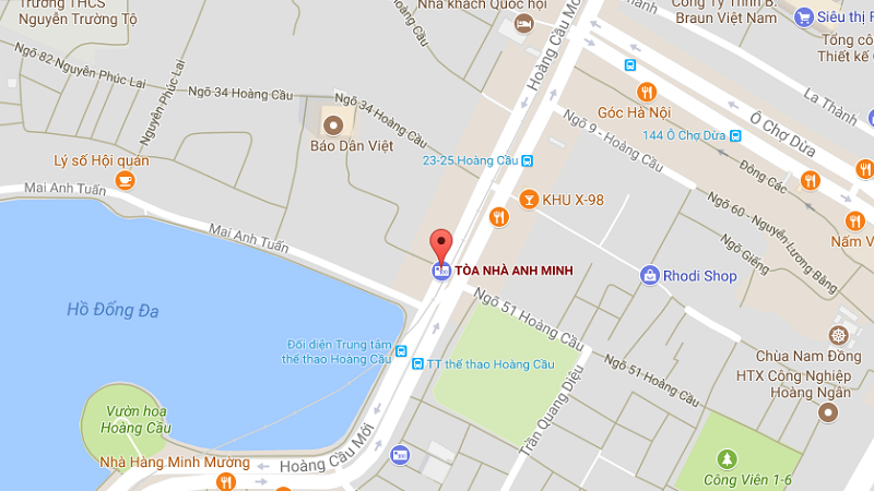 Cho thuê văn phòng tòa nhà Anh Minh Building