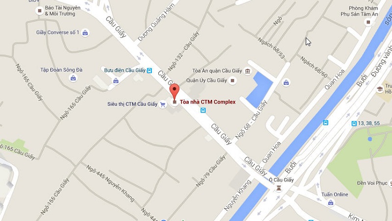 Cho thuê văn phòng tòa nhà CTM