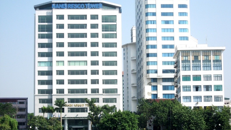 Cho thuê văn phòng tòa Handi Resco Kim Mã