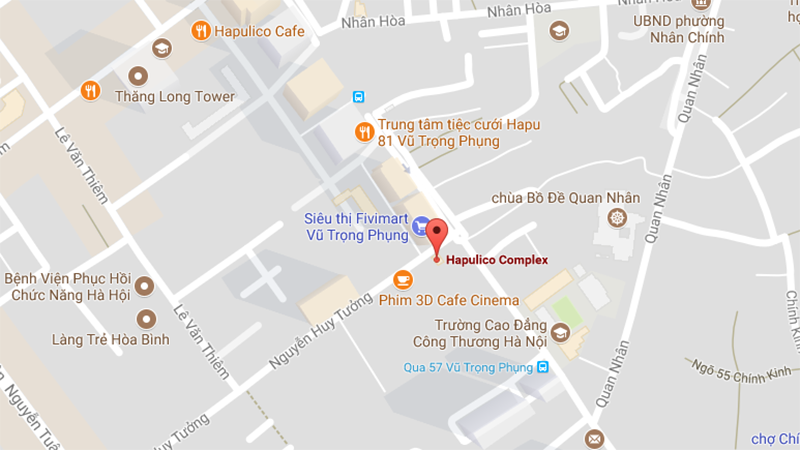 Cho thuê văn phòng tòa nhà Hapulico Complex