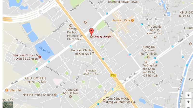 Cho thuê văn phòng tòa LICOGI 13 