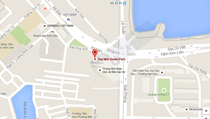 Cho thuê văn phòng tòa nhà Ocean Park