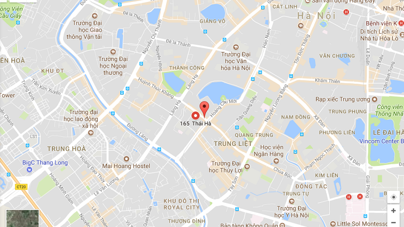 Cho thuê văn phòng tòa Sông Hồng Park View