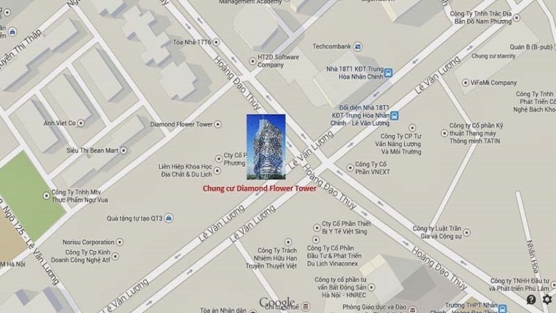 Cho thuê văn phòng tòa Diamond Flower