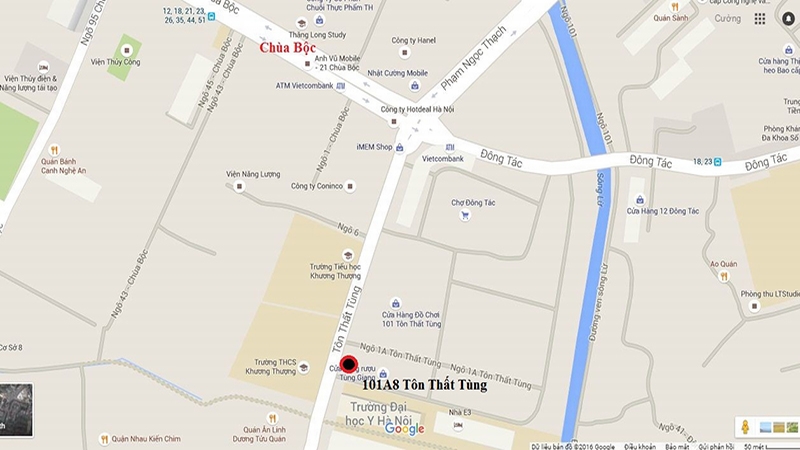 Cho thuê nhà phố 101B A8 Tôn Thất Tùng