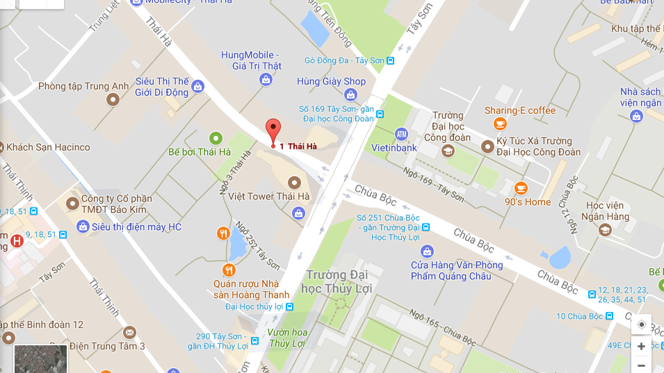 Cho thuê văn phòng tòa nhà Việt Tower