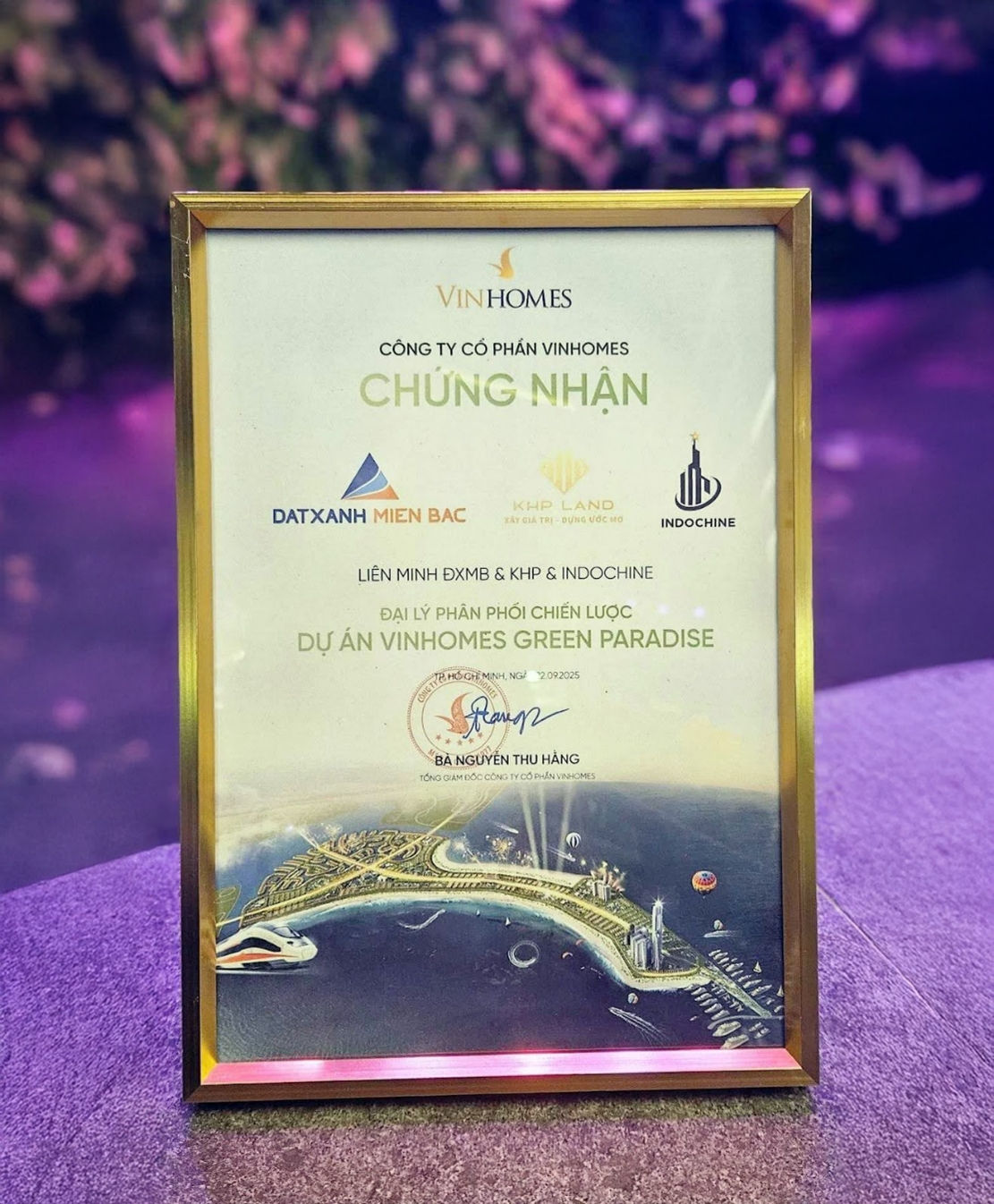 Đất Xanh Miền Bắc chính thức là đối tác phân phối chiến lược Vinhomes Green Paradise