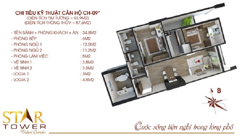 Chung cư Star Tower 283 Khương Trung