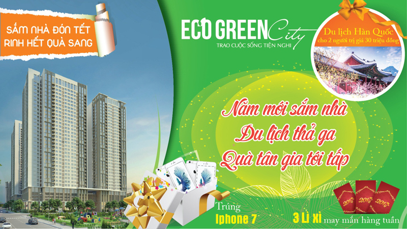 Sắm nhà đón Tết - Rinh hết quà sang