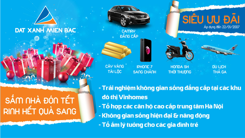 Sắm nhà đón Tết - Rinh hết quà sang