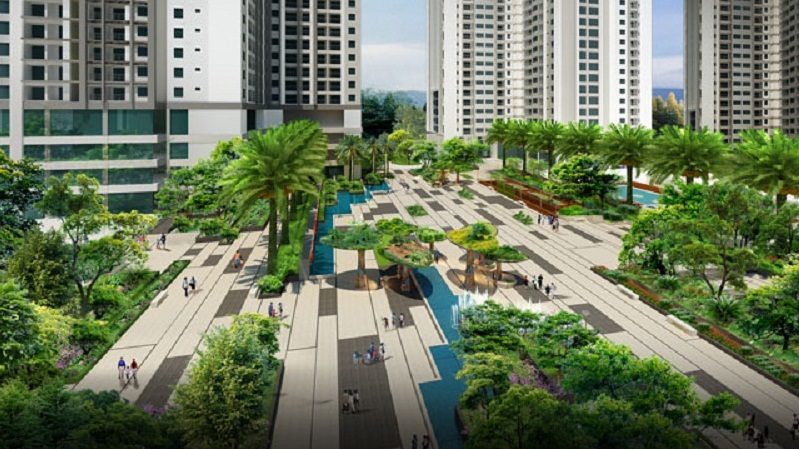 “Thành phố trong khu vườn” TNR Goldmark City giành tới hơn 70% diện tích cho cây xanh và cảnh quan