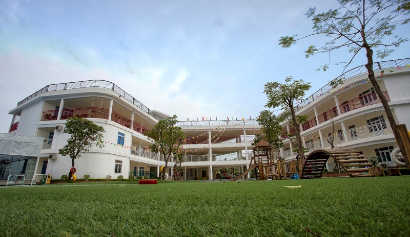 Trường học đã đi vào hoạt động trong KĐT Hồng Hà Eco City