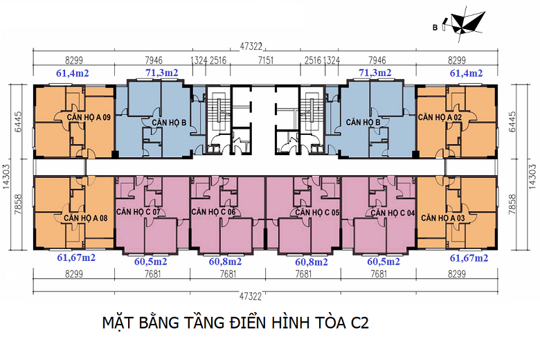 Chung cư C1 - C2 Xuân Đỉnh