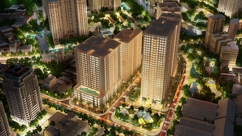 New Horizon City là sự kết hợp hoàn hảo giữa nét truyền thống Á Đông với tư duy kiến trúc hiện đại