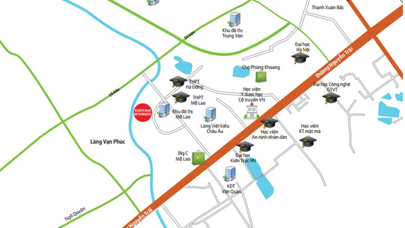 Chung cư Xuân Mai Riverside