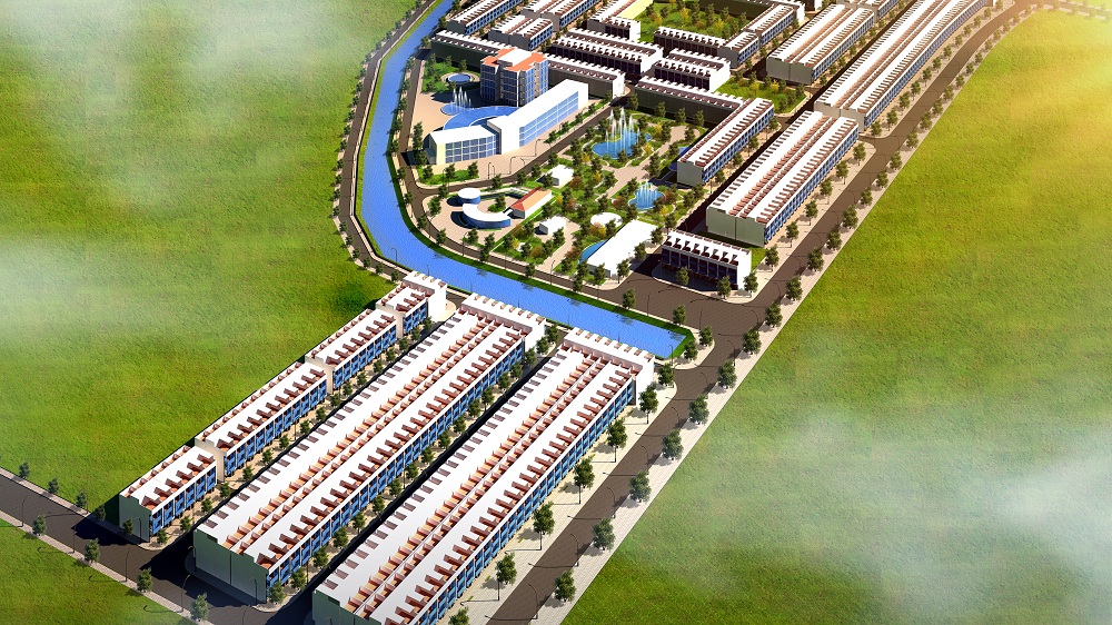 Hình ảnh dự án xây dựng đoạn đường Thống Nhất và hạ tầng kỹ thuật khu dân cư phường Thắng Lợi