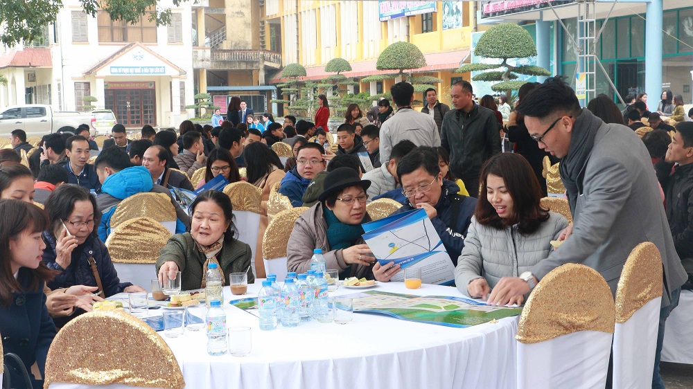 Dự án đất nền Thiên Lộc – Sông Công đạt được lượng giao dịch khủng trong ngày mở bán