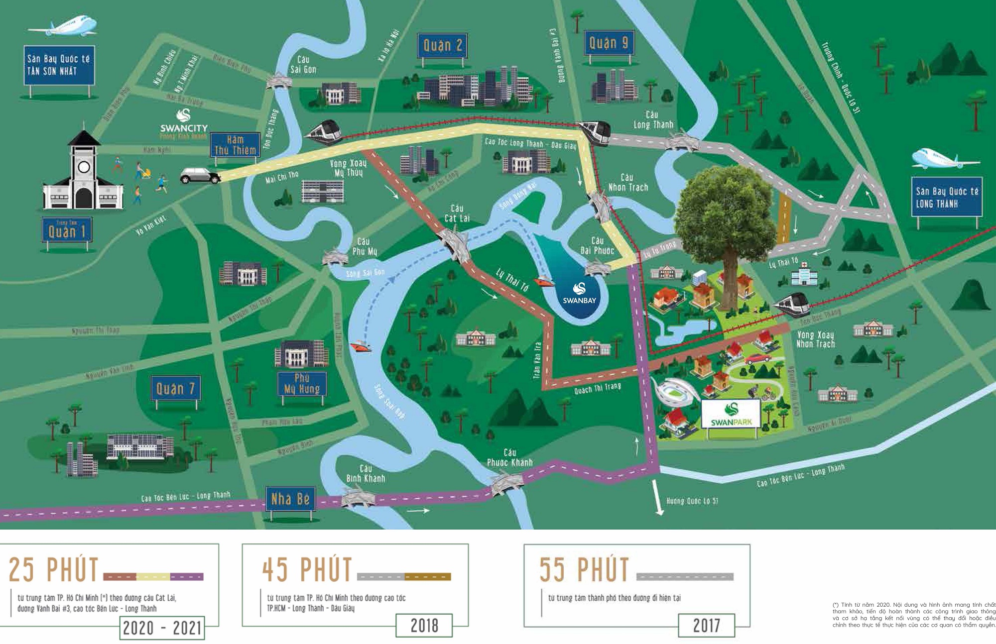 Vị trí dự án SwanPark