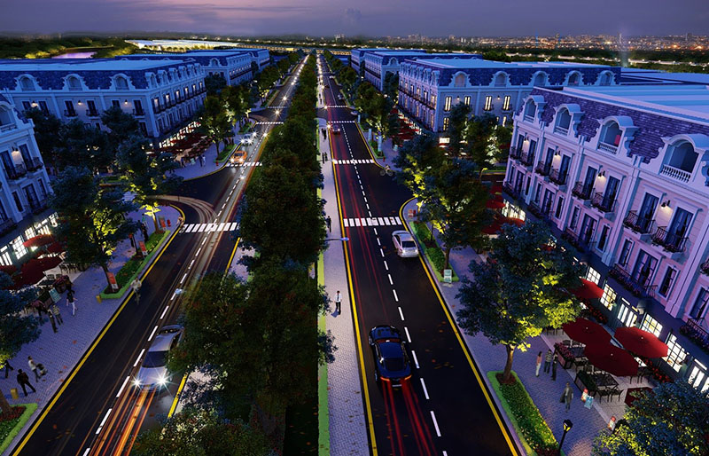 Trong tương lai Shophouse Uông Bí New City hứa hẹn là đại lộ mua sắm sầm uất tại thành phố