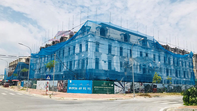 Tiến độ xây dựng Shophouse Uông Bí New City