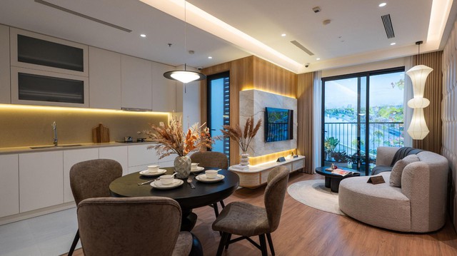 Căn hộ được thiết kế tối ưu ánh sáng, lưu thông khí trời