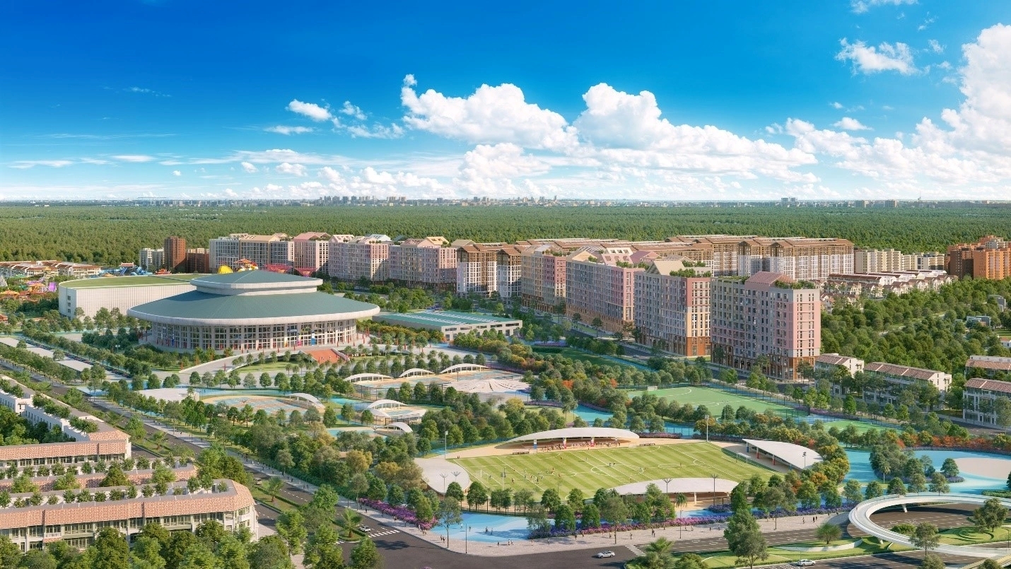 Park Residence được bao quanh bởi 4 đại công viên chủ đề