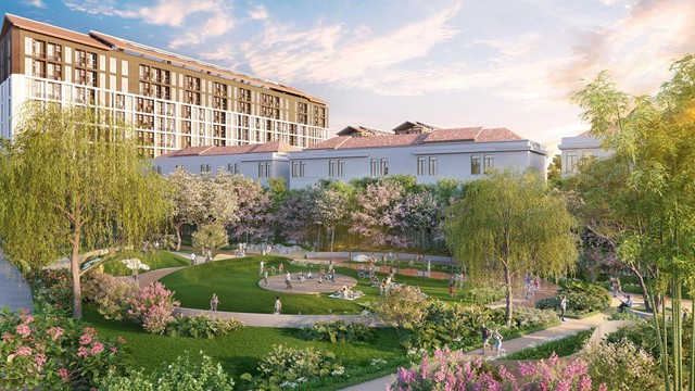 Đô thị Sun Group Nam Hà Nội ra mắt phân khu mới bên trục đại lộ hoa rực rỡ