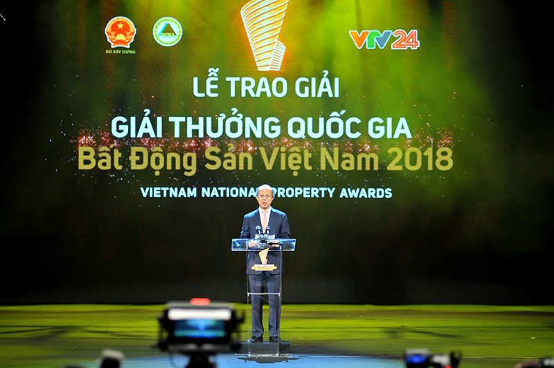 Ông Nguyễn Trần Nam – Chủ tịch Hiệp hội bất động sản Việt Nam (VNREA) phát biểu khai mạc 