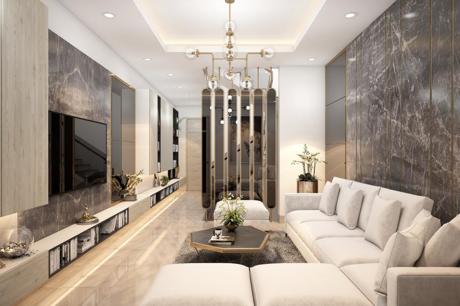 1001 ý tưởng trang trí tường phòng khách đẹp hiện đại nhất 2023